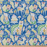 Bedruckte Baumwolle LOREK Blau / Grün